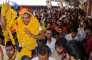 coach of team who wins six medals in Tashkand welcome in bhilwara
