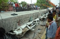 चौकाघाट फ्लाइओवर हादसा