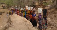 villagers facing problem because of water supply problem