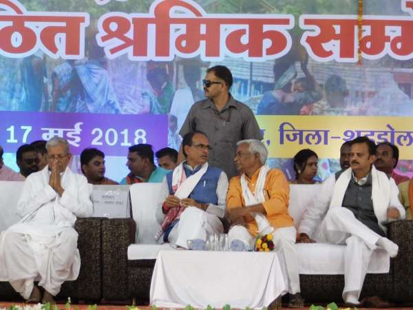 Chief Minister shivraj singh chouhan in shahdol, see picture