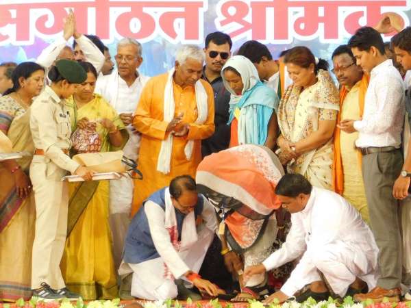 Chief Minister shivraj singh chouhan in shahdol, see picture