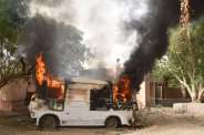 fire in ambulance