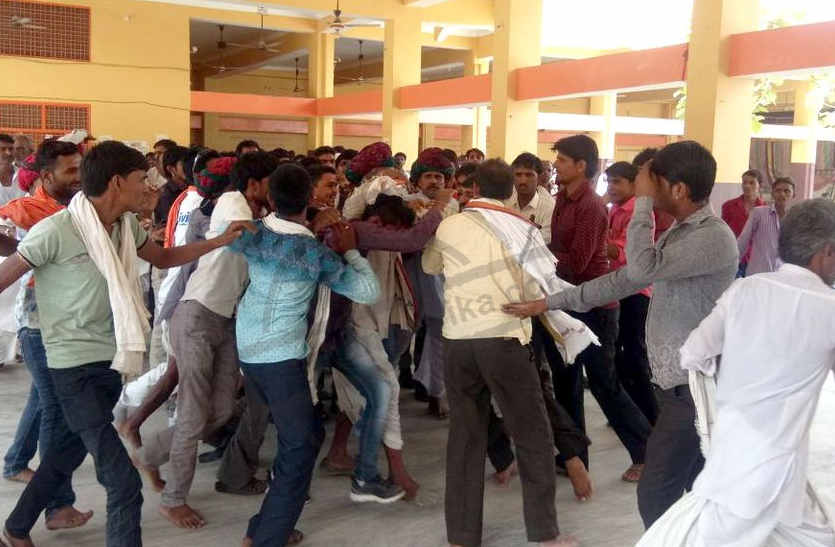 controversy in meeting Gujjar society in bhilwara