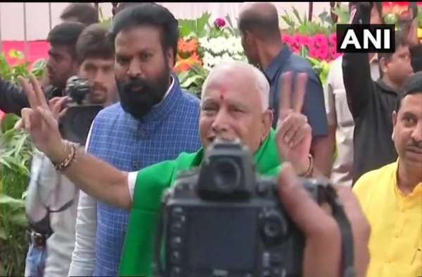 bs yeddyurappa takes oath