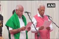 bs yeddyurappa takes oath