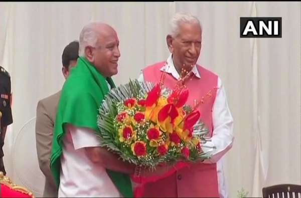 bs yeddyurappa takes oath