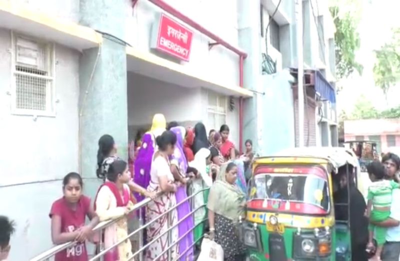 Birth of child at hospital gate