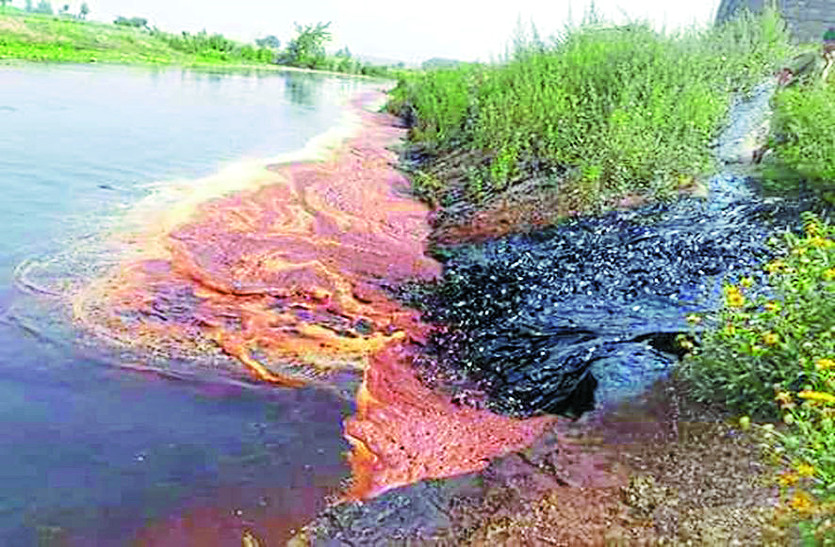 chemical in canal 