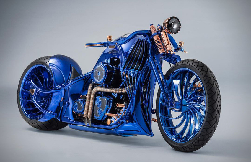 Harley Davidson Blue Edition