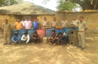 illegal liquor caught in jhansi
