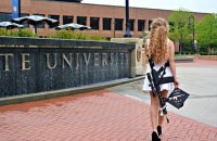 Gun loving Ohio college student wears AR 10 graduation photos