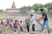 Patrika Amritam Jalam campaign in satna Venkatesh mandir