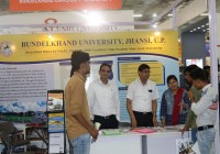 bundelkhand university participated in educateus Expo-2018