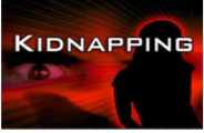 Action against the kidnapper in bhilwara