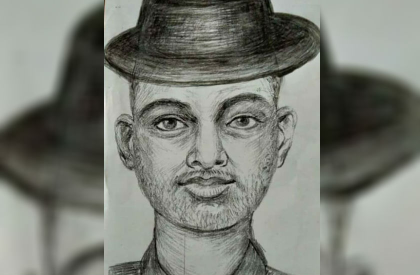 Sketch of Rape accused