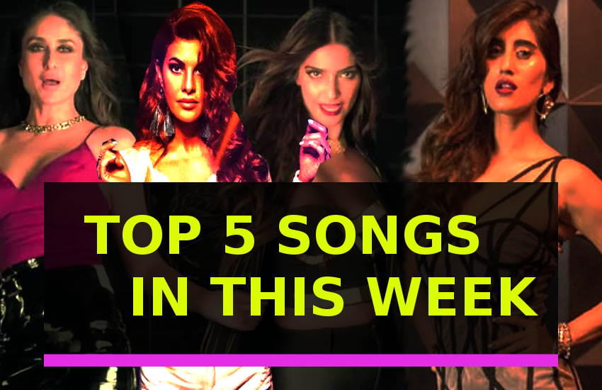 top 5 bollywood songs this week