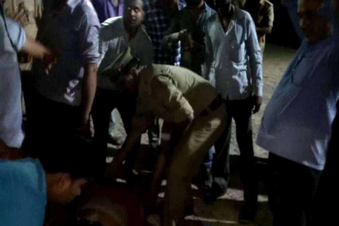 BJP Leader Beaten Brutally