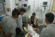 Then a broken highten line, got injured in the mangled