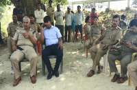 clash in azamgarh after baba shahab ambekar statue break