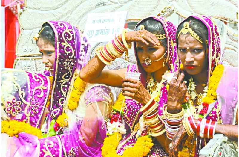 Universal alliance mass marriages in bhilwara
