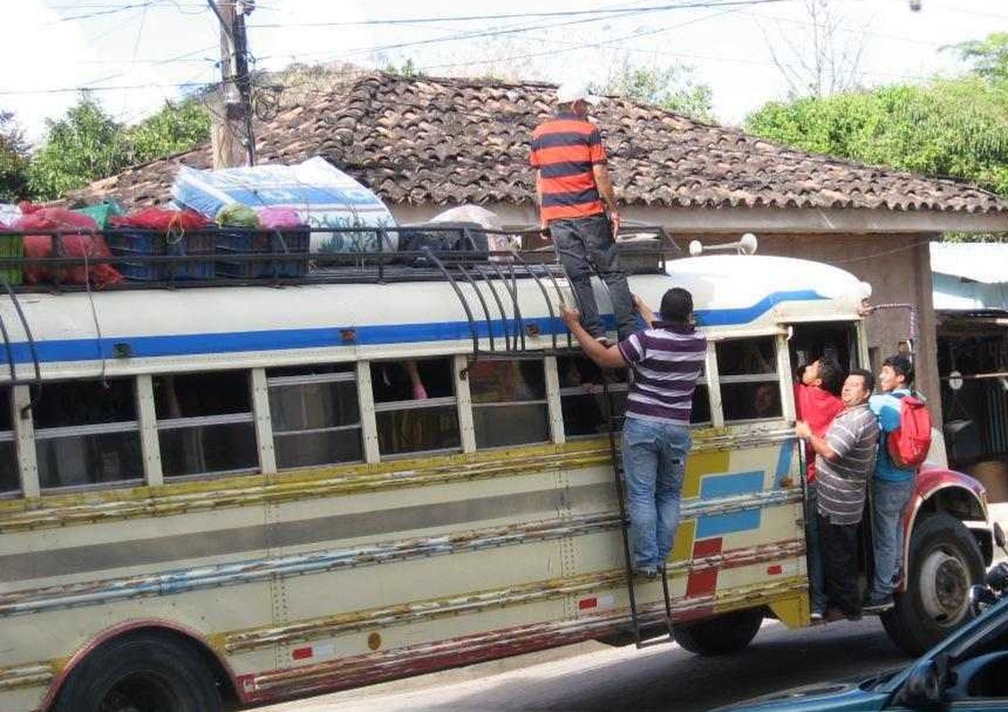 overloaded bus