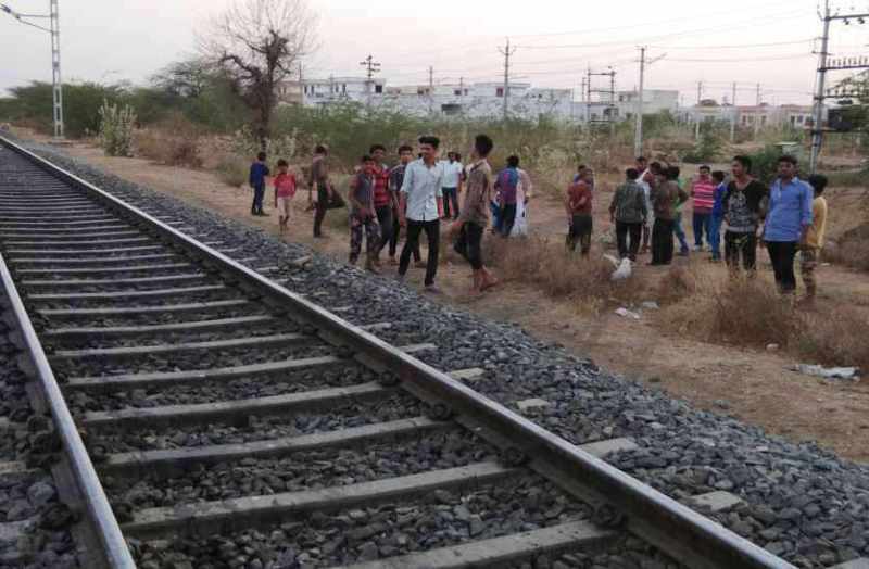 Train accident in bhilwara
