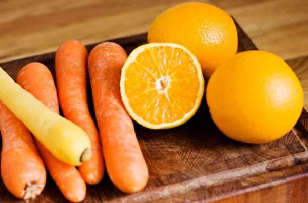 संतरा और गाजर