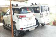 BJP MLA Sanjeev gaur Fortuner Car road accident with truck