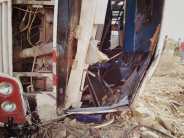 Big news- Bus overturned, one killed, many injured