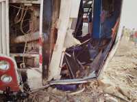 Big news- Bus overturned, one killed, many injured