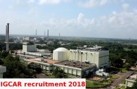 IGCAR recruitment 2018