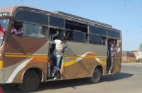 Overload buses running on highways