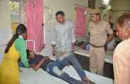 fire in a gunpowder, four children scorched in bhilwara