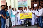 18 मई से हड़ताल पर हैं स्टॉफ नर्सेस