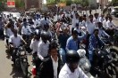 protest against shifting of udaipur bench
