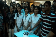  toppers cut the cake at patrika office