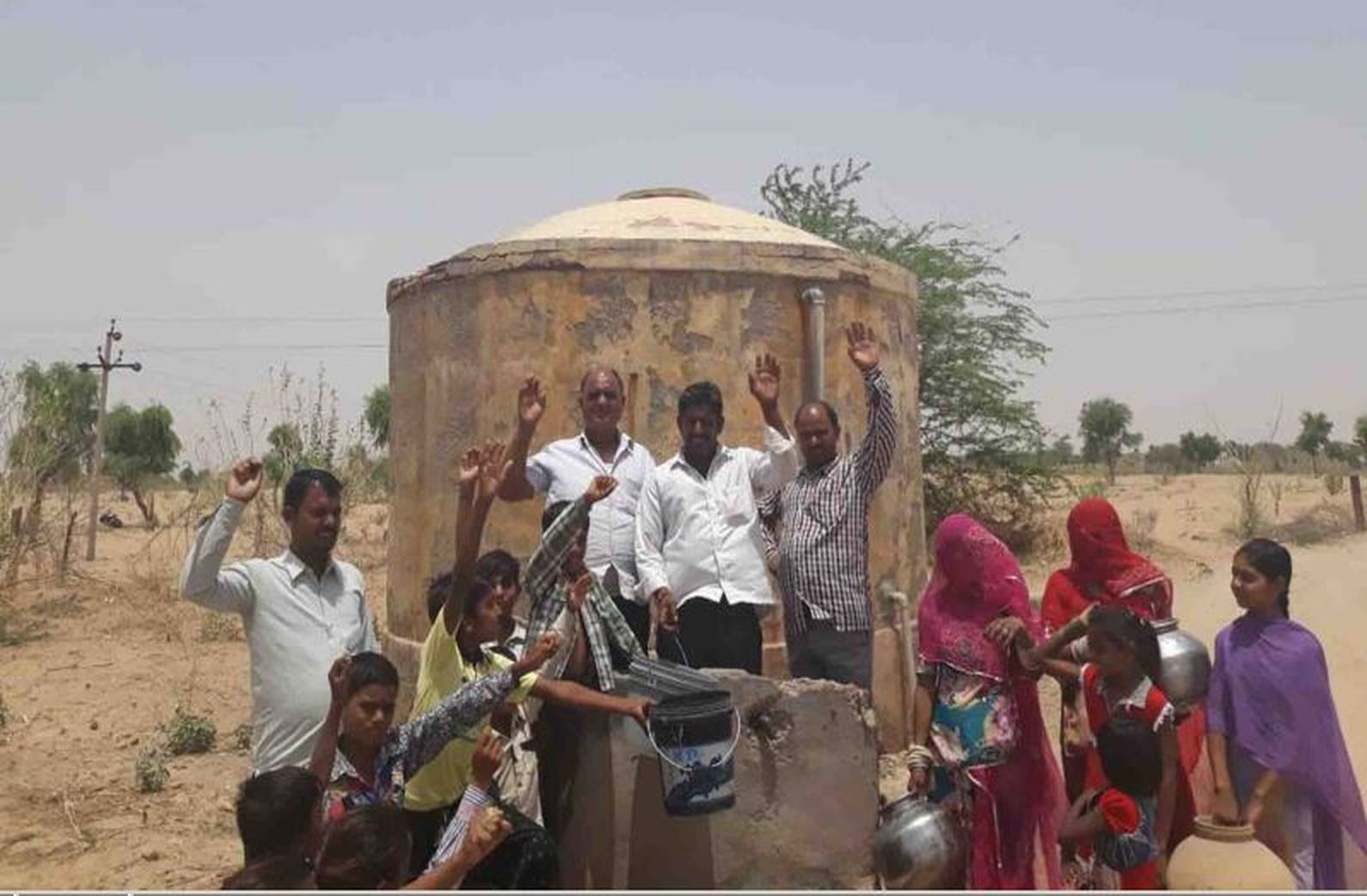 Villagers angry