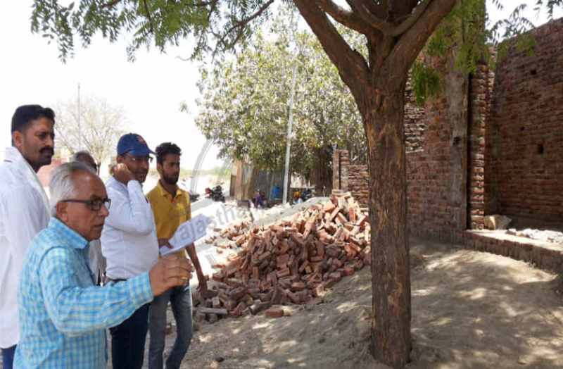 Occupation of government land in bhilwara