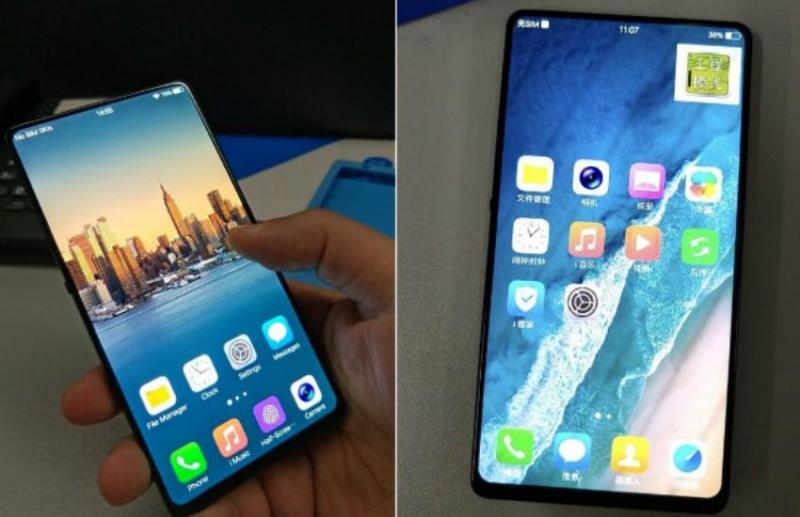 bezel less smartphone