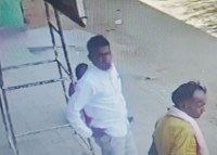 Accused captured in camera