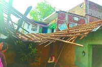 Rain-storm Homes fly roof 