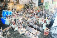 MPEB godam fire in satna madhya pradesh