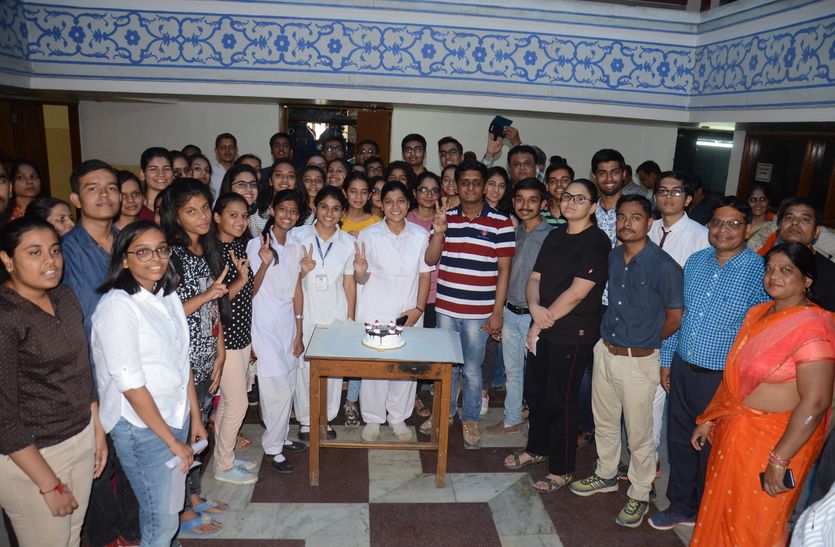 CBSE 12 th Result, Result celebration in Patrika office Jodhpur
