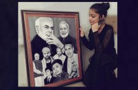 राजस्थान पत्रिका के संस्थापक कर्पूरचन्द कुलिश और डॉ. अब्दुल कलाम का चित्रण कर चुकीं ऋषिका ने अब PM मोदी को हुबहू उकेरा