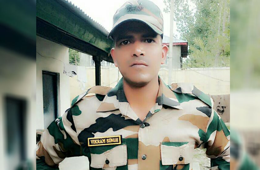 Army soldier Vikram Singh 