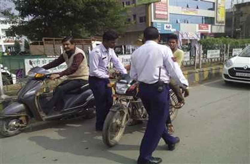 sikar traffic police