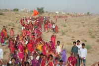 अट्ठारह किमी, पांच हजार लोग, सैकड़ों सेवादार और जयकारों के बीच पूरी हुई नगर परिक्रमा