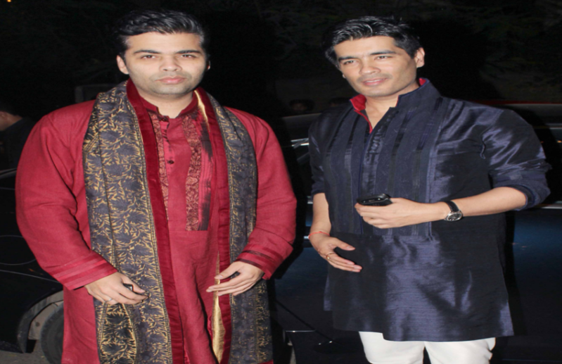 Karan Johar and Manish Malhotra
