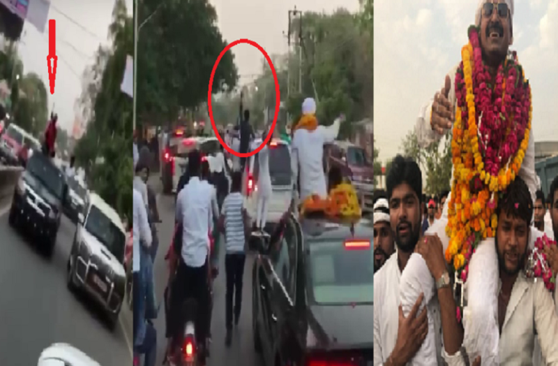 open firirng in allahabad university formerl bahubali leader kafila