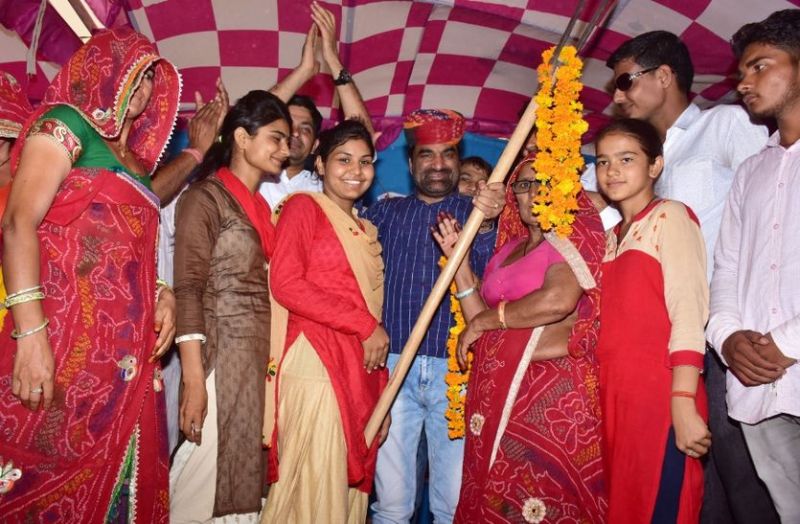 MLA Hanuman Beniwal Hunkar rally in sikar on 10 june 2018